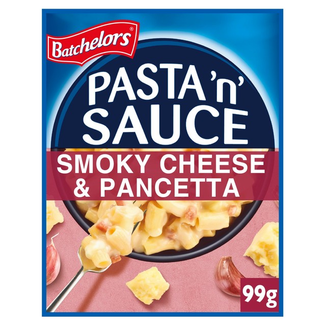 Batchelors Smoky Cheese & Pancetta flavour instant pasta sachet 99g - British product