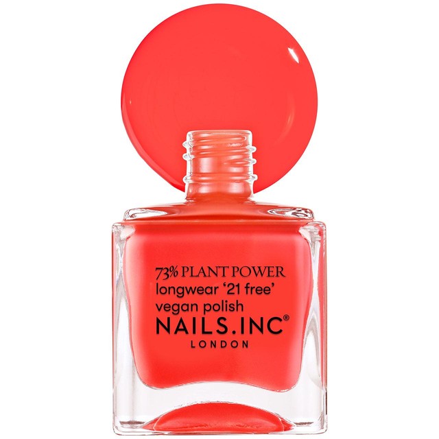 Nails INC Nail Polish Coral 14ml, imported from the UK