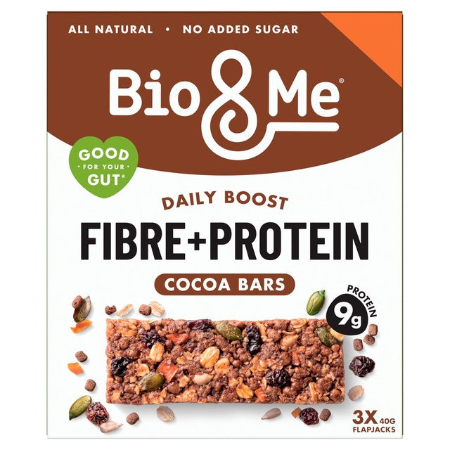 Bio & Me GF Kakaoprotein-Riegel 3x40g - Britisches Produkt