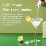 Naked Life Margarita alcohol-free cocktail 4 x 250ml, imported from the UK