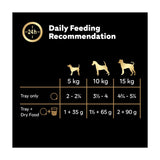 Cesar senior wet dog food trays with four recipes 8x150g - British product