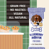 Denzel's Blueberry Muffin dog treat bars 60g - British product