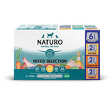 Naturo adult dog food variety trays 6x400g, imported from the UK