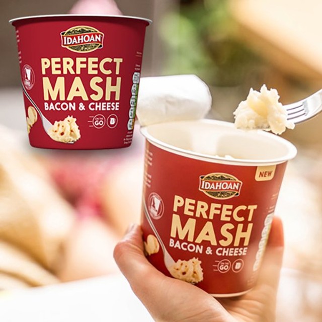 Idahoan bacon and cheese mash pot 55g, UK version