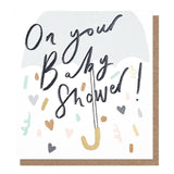 Caroline Gardner baby shower card 14.6x14cm, imported from the UK