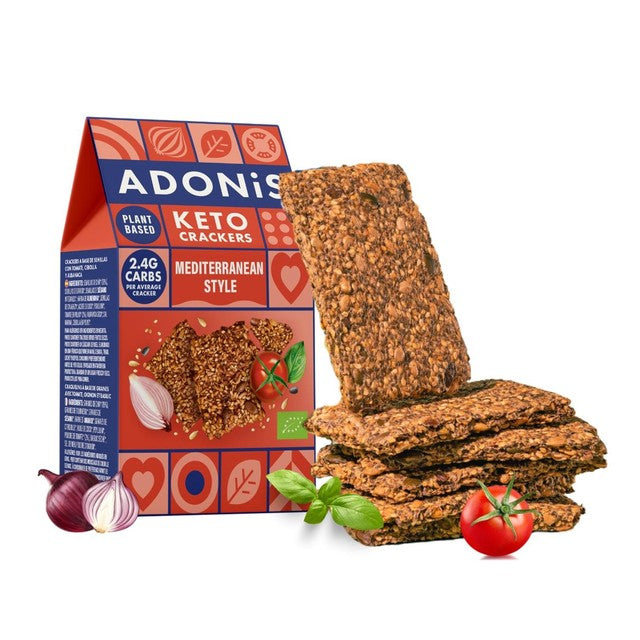 Adonis Mediterranean Style Keto Crackers 60g - British product