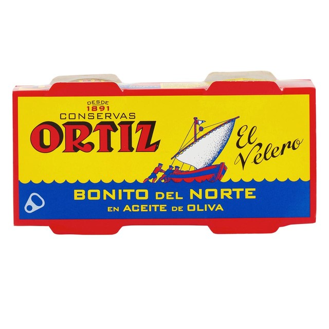 Ortiz white tuna fillets 126g - British product