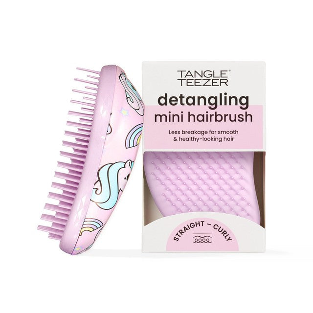 Tangle Teezer Kids Unicorn Mini Detangling Hairbrush, imported from the UK