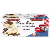 Bonne Maman pear and chocolate mousse dessert 2 x 90g - British product