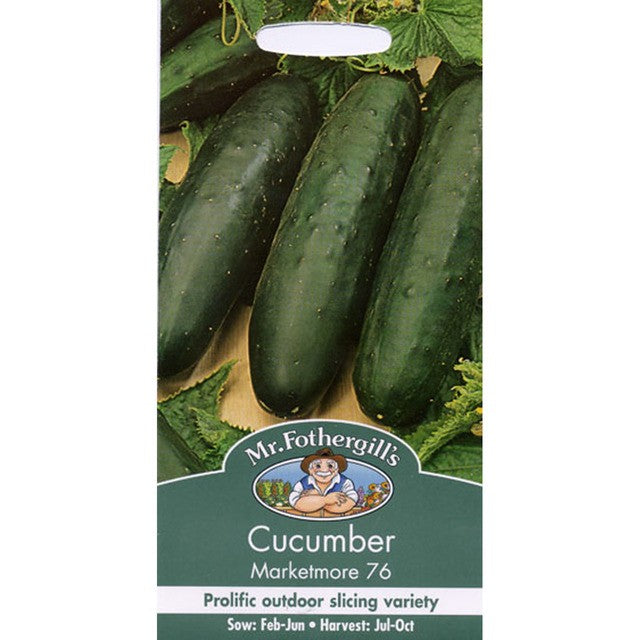 Mr Fothergill's Seeds Cucumber Marketmore 76 seeds - British product