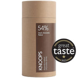 Knoops 54% dark hot chocolate flakes 250g, UK version