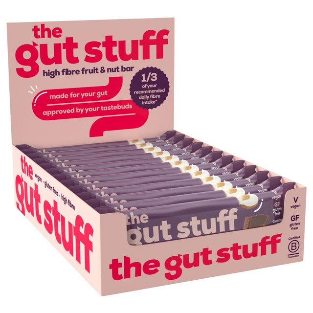 The Gut Stuff nut bar cocoa hazelnut 12x35g (British brand)