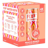 Fix8 water kefir peach mango sparkling drink (British brand)