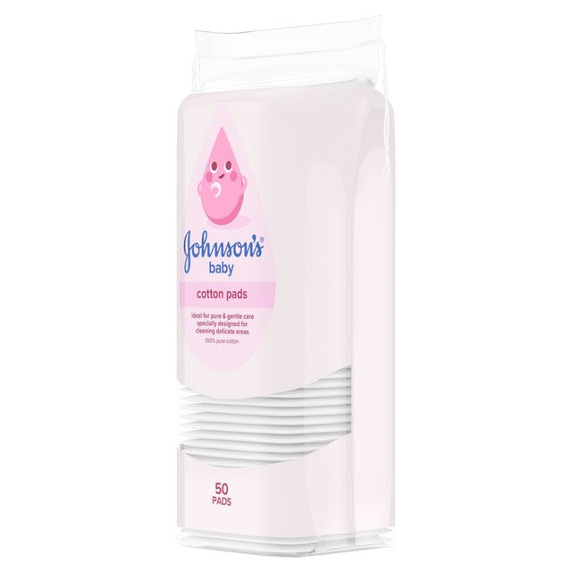 Johnson's Baby Cotton Pads 50 Pads, UK version