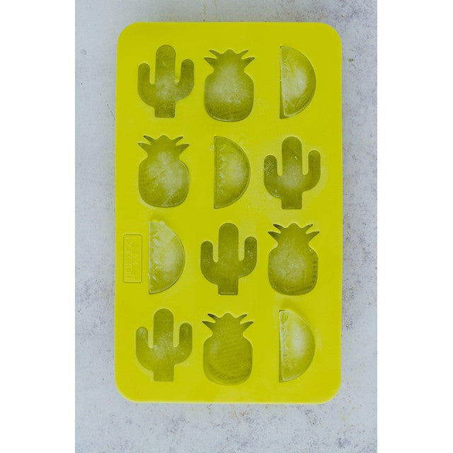 BarCraft tropical shape ice cube tray 22x13x2 cm - British product