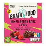 M&S Mixed Berry Bars 4 x 35g, imported from the UK