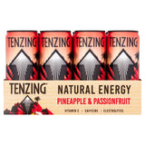 Tenzing pineapple and passionfruit energy drink 12 x 330ml (British brand)