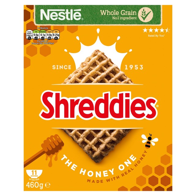 Nestle Shreddies Honey Cereal 460g (British brand)