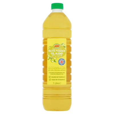 Huile de grignons d'olive mélangée KTC Huile de cuisson 1L