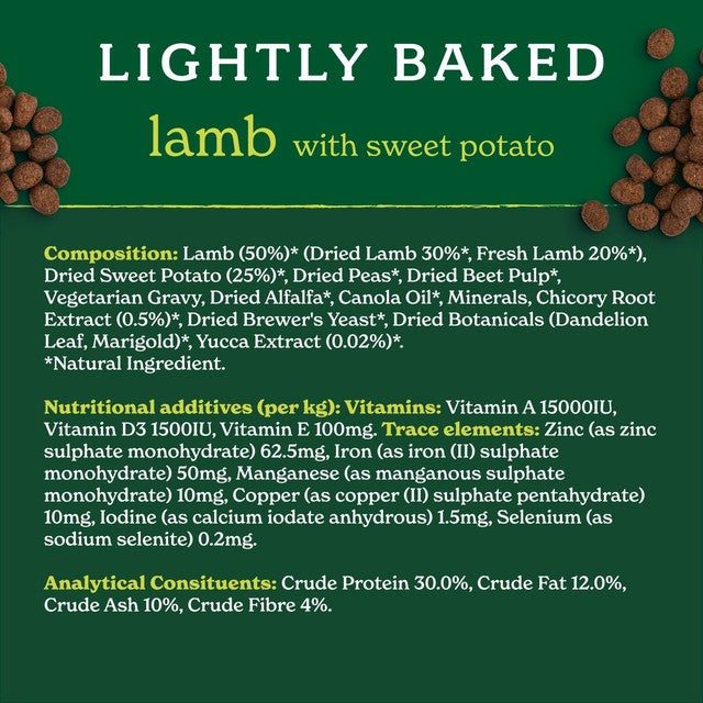 Forthglade dry dog food lamb with sweet potato 2kg - British product