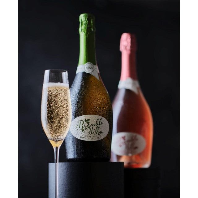 M&S Bramble Hill English Sparkling Rosé 75cl, imported from the UK