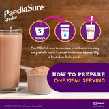 PaediaSure Chocolate nutritional shake powder 850g, imported from the UK