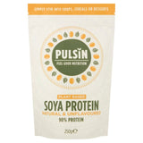 Pulsin unflavoured soya protein powder 250g, imported from the UK
