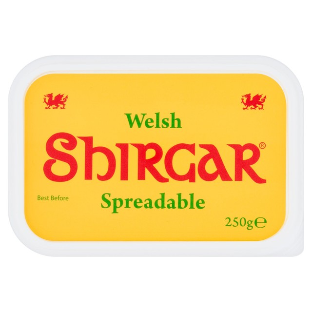 Shirgar spreadable butter 250g (British brand)