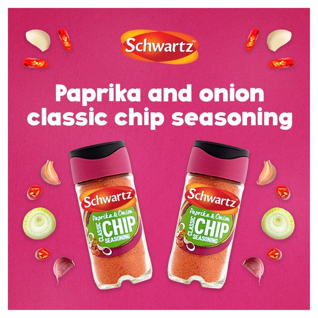 Schwartz paprika & onion chip seasoning 55g (British brand)