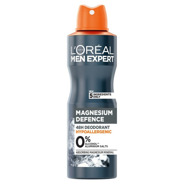 L'Oreal Men Expert Magnesium Defence deodorant spray 250ml, UK version