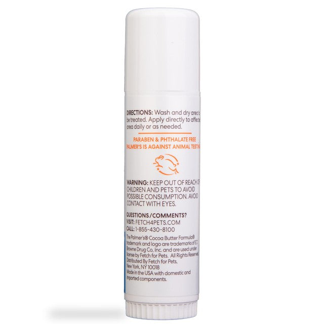 Palmer's dog paw balm with cocoa butter 100g, imported from the UK