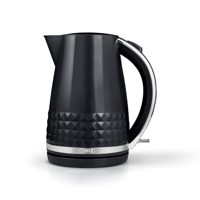 Tower Solitaire kettle 1.5L black, UK version