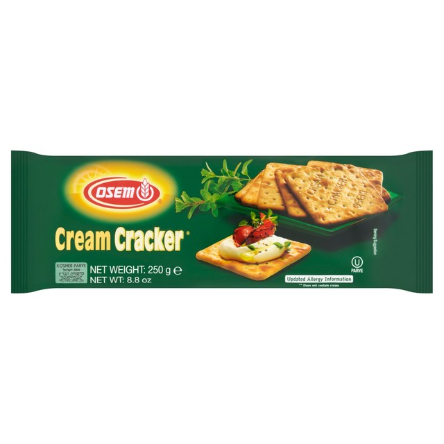 Osem cream crackers 250g, imported from the UK