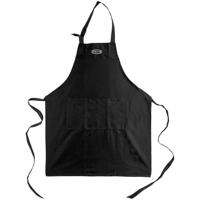 Stellar black cotton apron 88cm length (British brand)