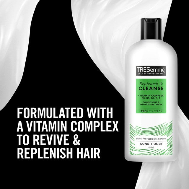 TRESemme Replenish & Cleanse Conditioner 680ml (British brand)