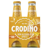 Crodino Spritz 0.0% non-alcoholic aperitif 4 x 175ml - British product
