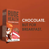 Rude Health chocolate crunch granola 400g, imported from the UK