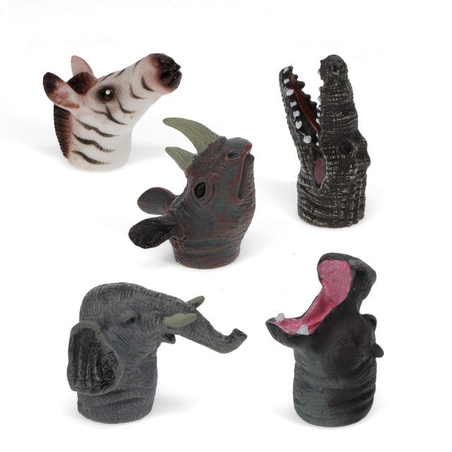 Rex London Safari Animal Finger Puppets