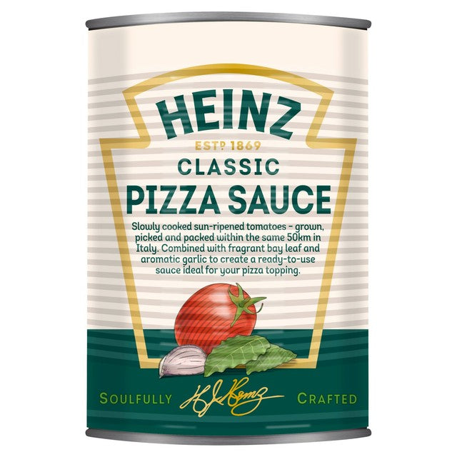 Heinz Classic Pizza Sauce Italian blended tomatoes 400g, UK version
