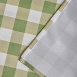 M&S gingham wipe clean tablecloth in Green Mix, imported from the UK