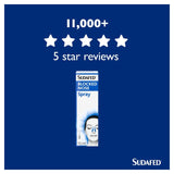 Sudafed blocked nose relief nasal spray 15ml (British brand)