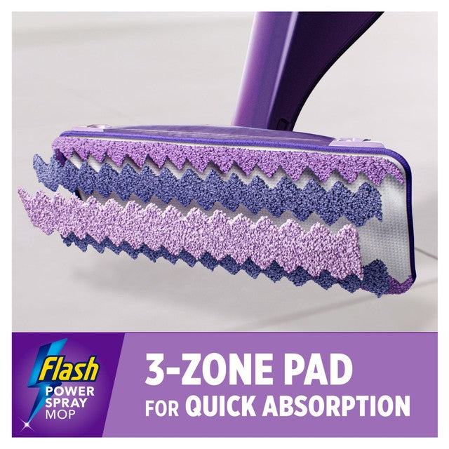 Flash Power Spray Mop washable microfibre pad - British product