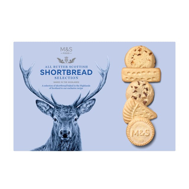M&S Shortbread Selection Butter Chocolate 450g (British brand)