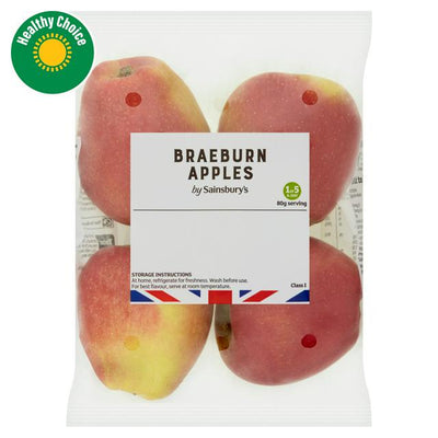 Sainsburys Sainsburys Braeburn Epler - Kjøp online hos McGrocer