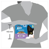 Felix Senior cat food mixed jelly selection 12x85g - British product
