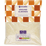 Ocado ground almonds 200g, imported from the UK