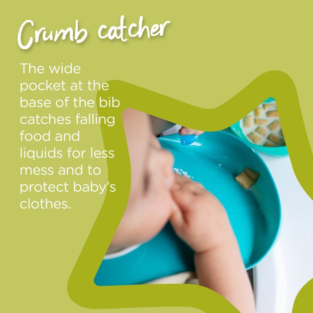 Tommee Tippee Roll 'n' Go Bib 7m+ (British brand)