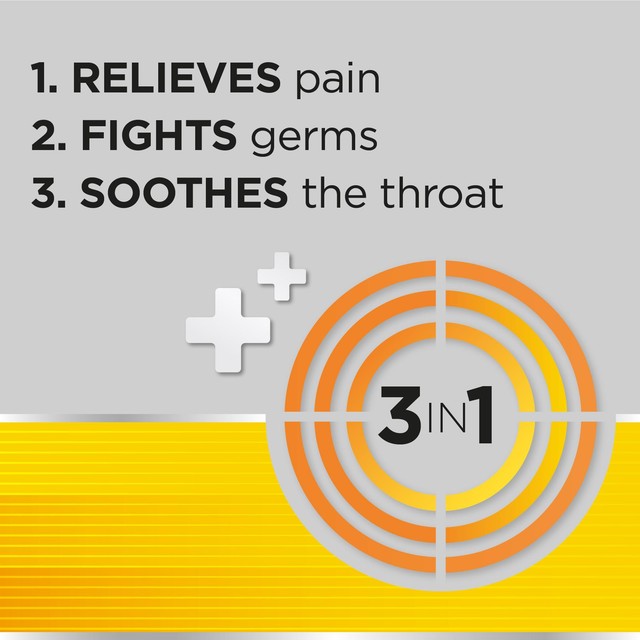 Strepsils honey & lemon throat lozenges 24 pack (British brand)