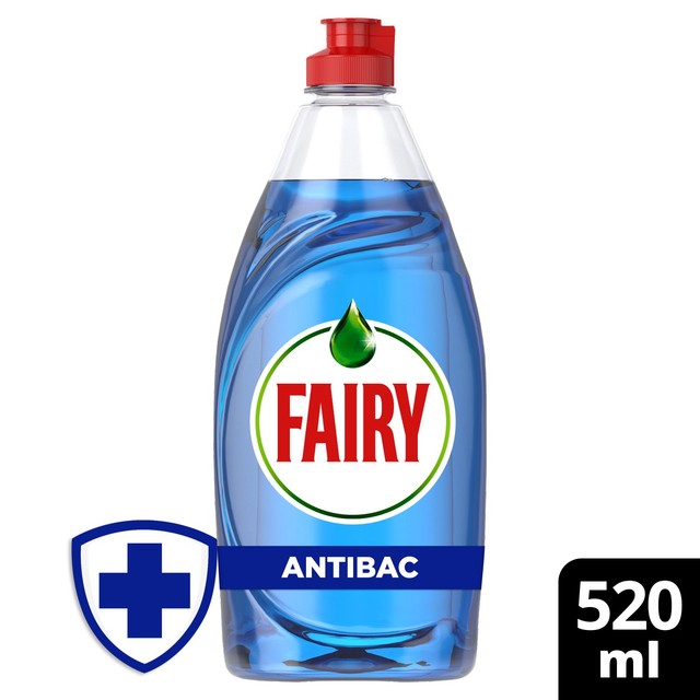 Fairy antibacterial eucalyptus washing up liquid 520ml (British brand)