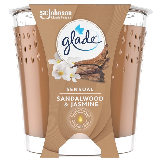 Glade scented candle Sandalwood & Jasmine 112g, UK version